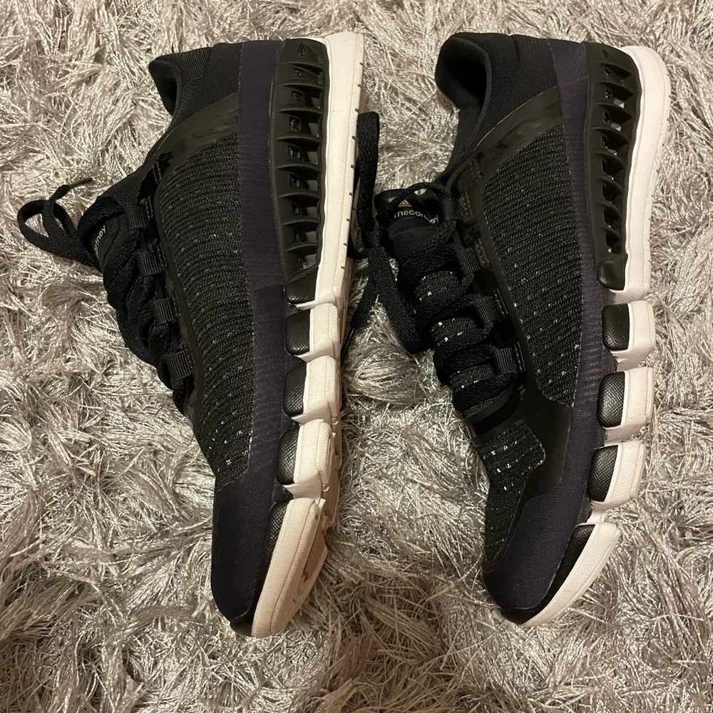 Adidas by Stella McCartney black running shoes size 7